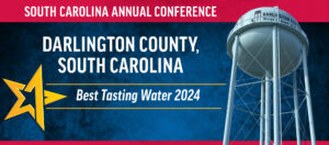 Southern Corrosion client Darlington County SC's recognition for best tasting water in 2024
